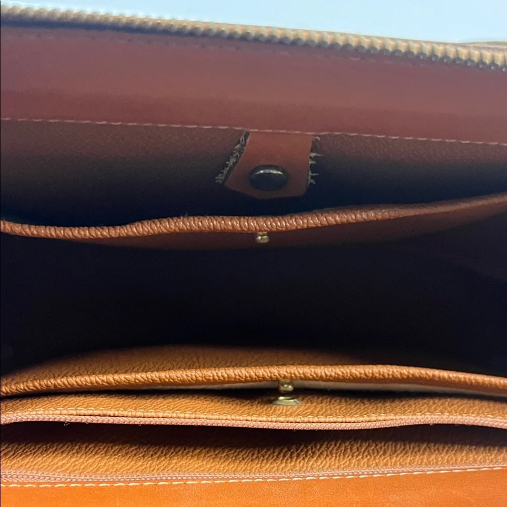 Dooney & Bourke Brown Leather Briefcase